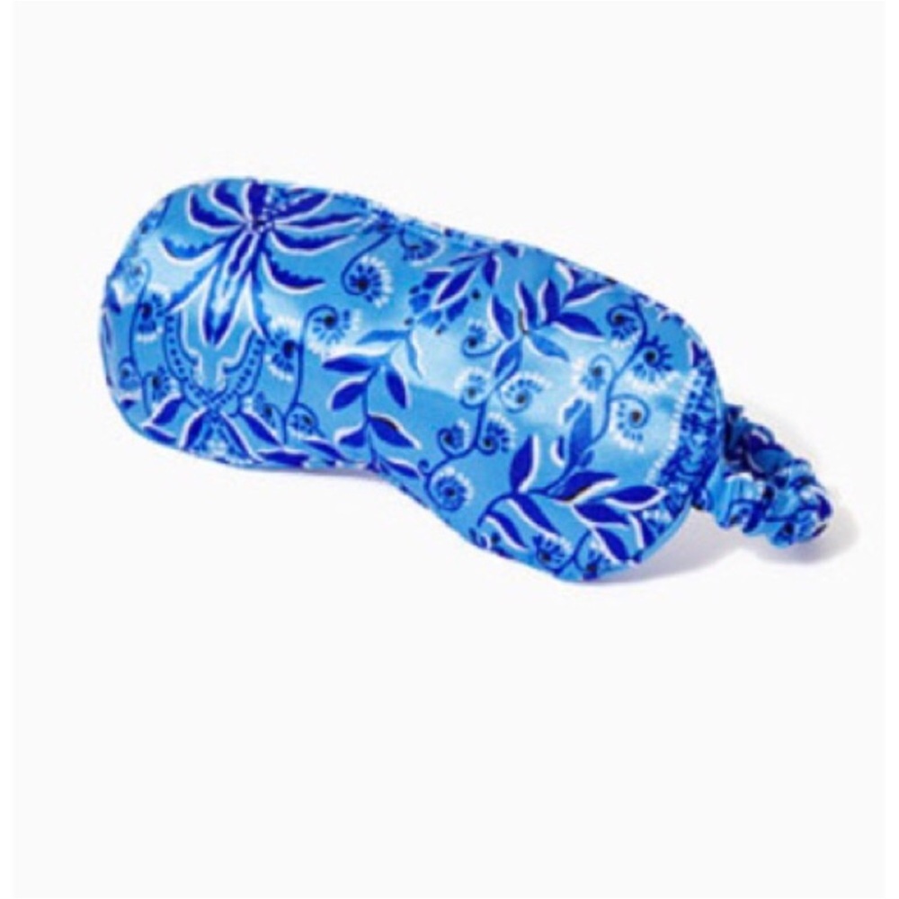 Lilly Pulitzer Abaca Blue Have It Both Rays Eye Sleep Mask NWT